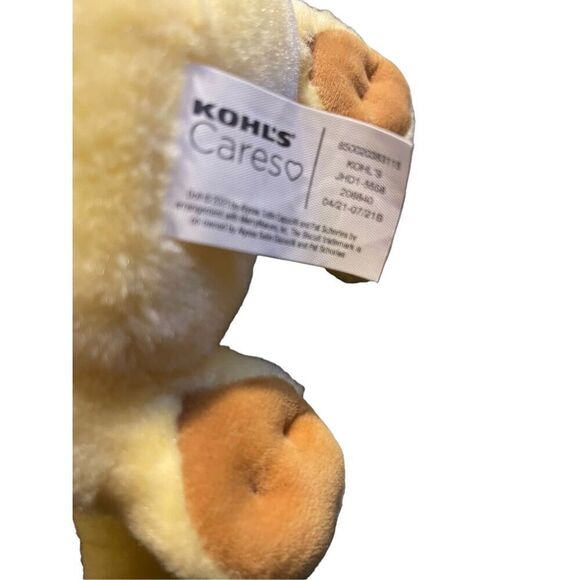 Kohls Cares Toy's & Hobbies Yellow Alyssa Satin Capucilli Plush Dog Biscuit 10" - Picture 7 of 8